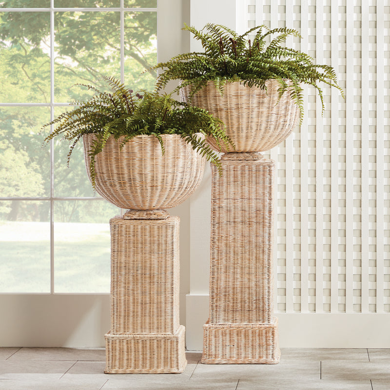 NAPA Home & Garden, CHARLESTON RATTAN PEDESTAL SHORT,N4YM02