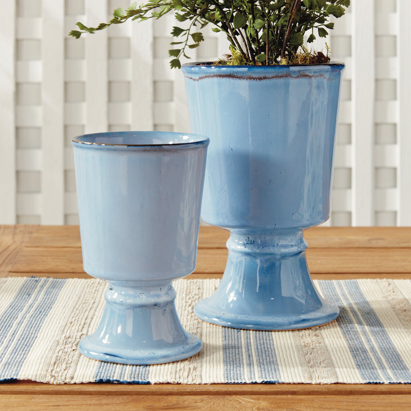 NAPA Home & Garden, KELCY FOOTED CACHEPOTS, SET OF 2,N5CH19BL