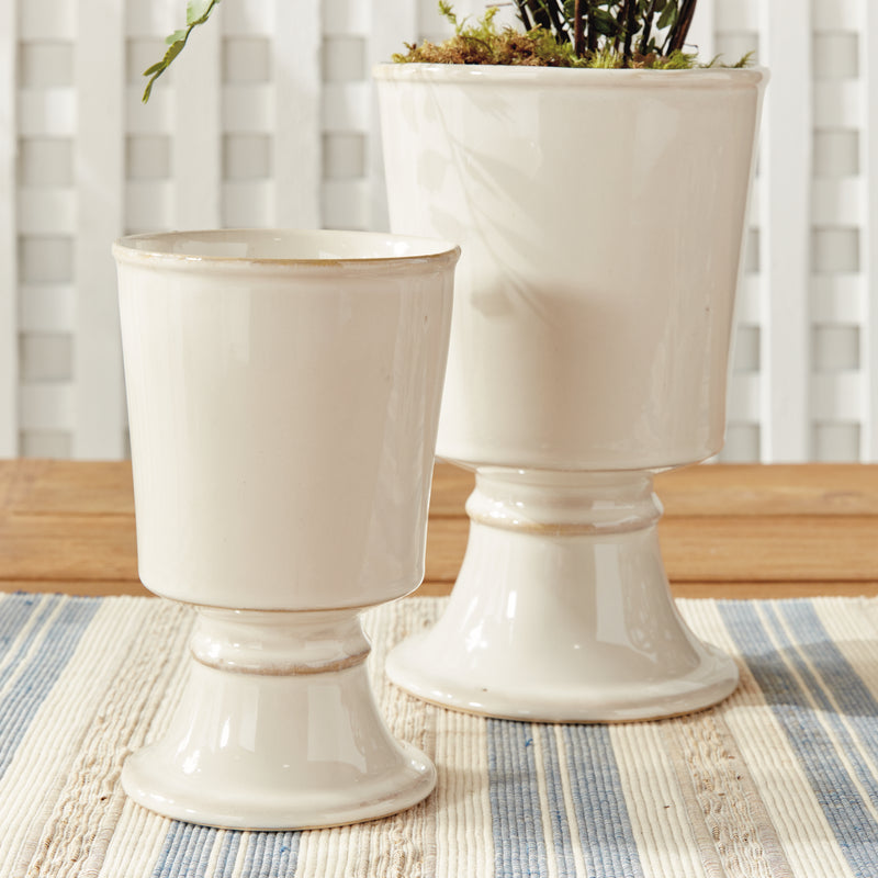 NAPA Home & Garden, KELCY FOOTED CACHEPOTS, SET OF 2,N5CH19CR