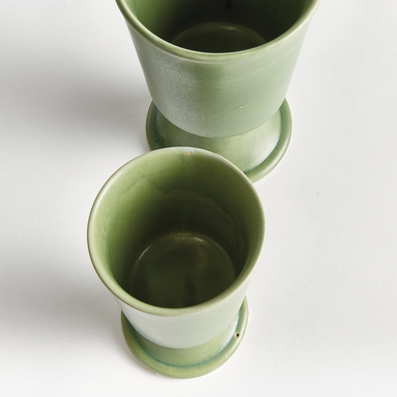 NAPA Home & Garden, KELCY FOOTED CACHEPOTS, SET OF 2,N5CH19GR