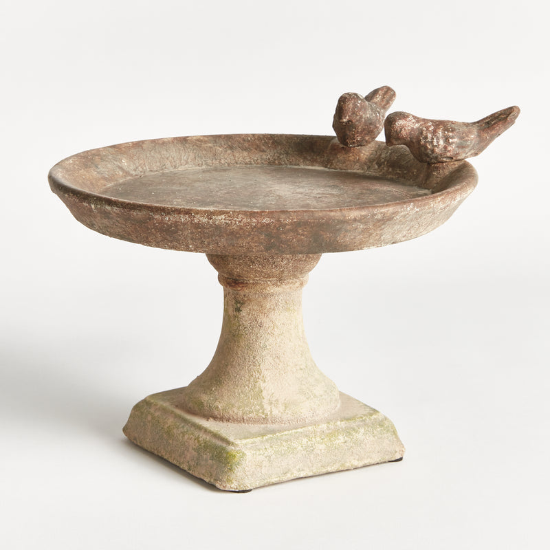 NAPA Home & Garden, WEATHERED GARDEN BIRD BATH,N5DG43