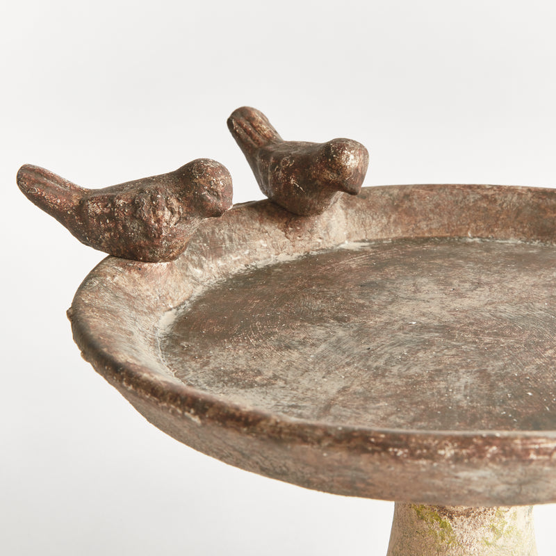 NAPA Home & Garden, WEATHERED GARDEN BIRD BATH,N5DG43