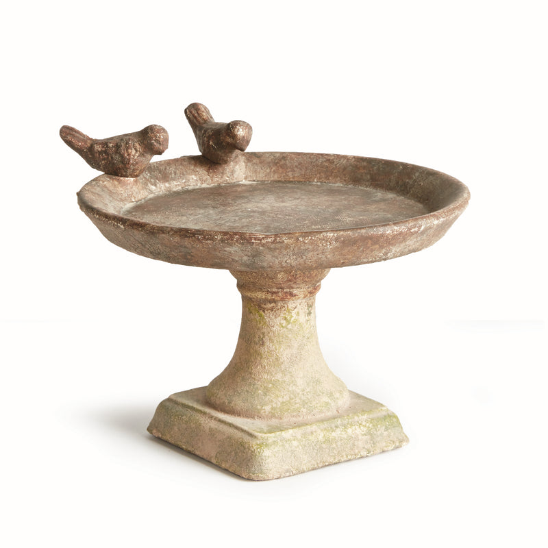 NAPA Home & Garden, WEATHERED GARDEN BIRD BATH,N5DG43