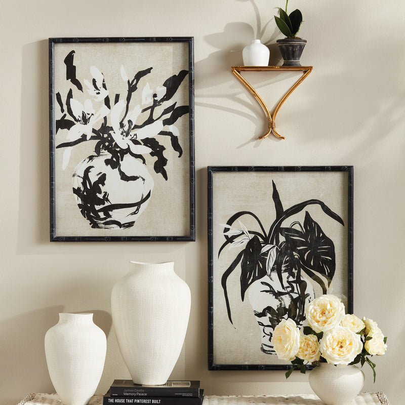 NAPA Home & Garden, CHINOISERIE NOIR PRINTS, SET OF 4,N5NH30