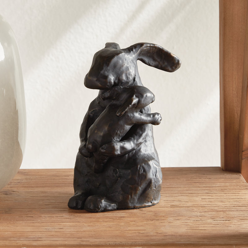 NAPA Home & Garden, MOTHER RABBIT SCULPTURE,N5RB16BK