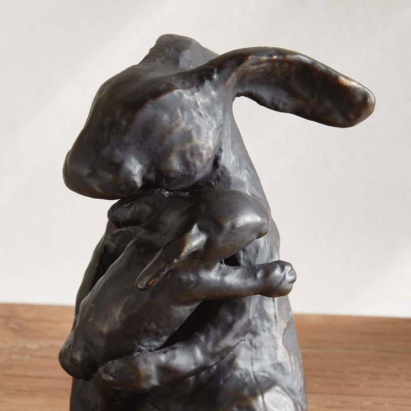 NAPA Home & Garden, MOTHER RABBIT SCULPTURE,N5RB16BK