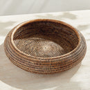 NAPA Home & Garden, BURMA RATTAN SHALLOW DISPLAY BOWLS, SET OF 2,N5TN09BR