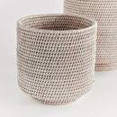NAPA Home & Garden, BURMA RATTAN CACHEPOTS LARGE, SET OF 2,N5TN13WH