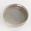 NAPA Home & Garden, BURMA RATTAN ROUND SERVING TRAY