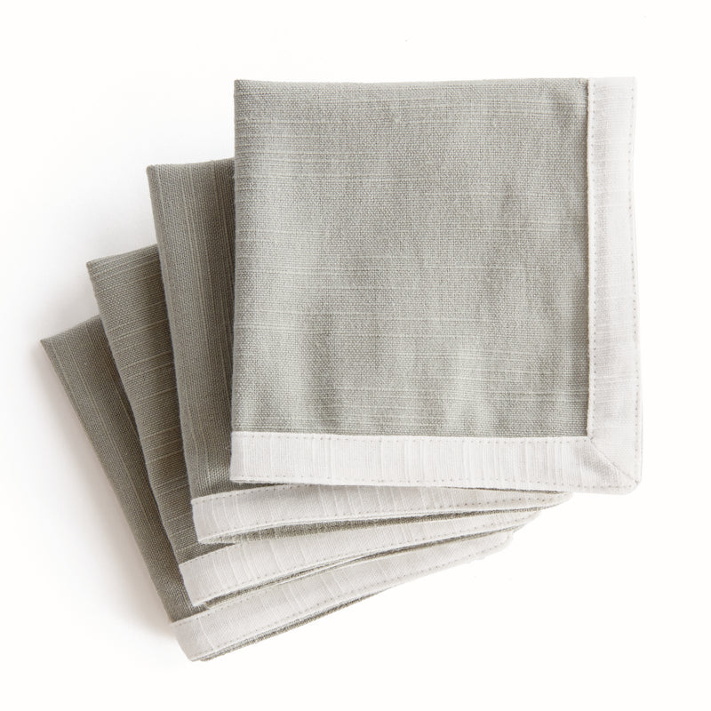 NAPA Home & Garden, FERNBROOK COCKTAIL NAPKINS, SET OF 4,N5TT30