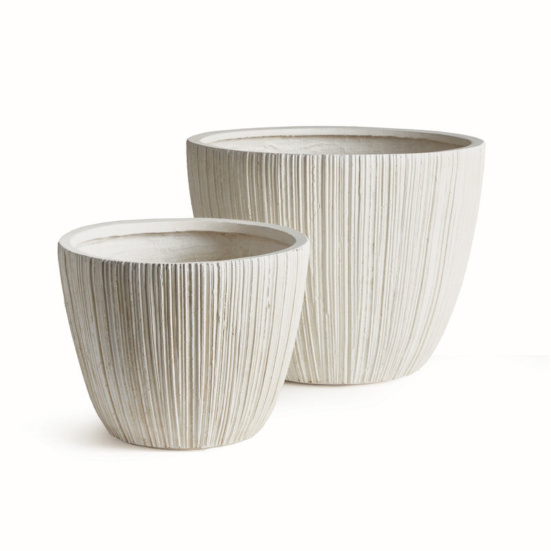 NAPA Home & Garden, FIBRECLAY AVALON TAPERED POTS, SET OF 2,N5UN09