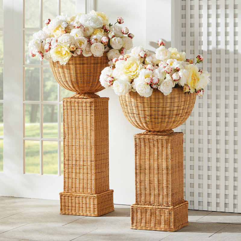 NAPA Home & Garden, CHARLESTON RATTAN PEDESTAL SHORT,N5YM03NA