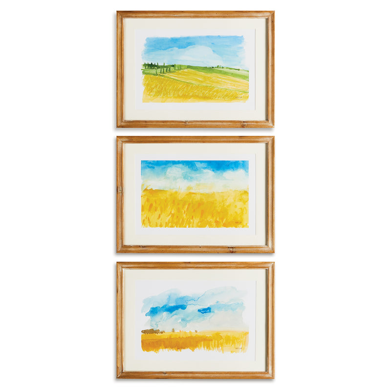 NAPA Home & Garden, EUROPEAN LANDSCAPE PRINTS, SET OF 3,NA228