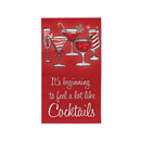 Sugar & Stripes Napkin Guest Towel Set of 15