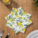 Seaside Retreat Songbird Citrus Luncheon Napkin, Pack of 20