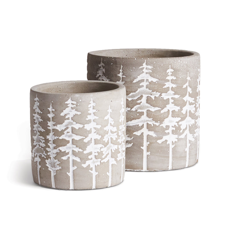 NAPA Home & Garden, EVERGREEN POTS, SET OF 2,NCD406