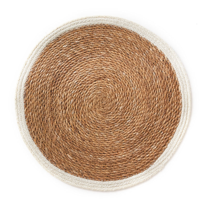 Napa Home Garden, JUTE ROUND PLACEMAT,ndb406wh