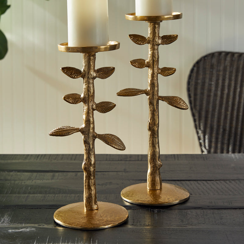 NAPA Home & Garden, BRIER CANDLE STANDS, SET OF 2,NDK202