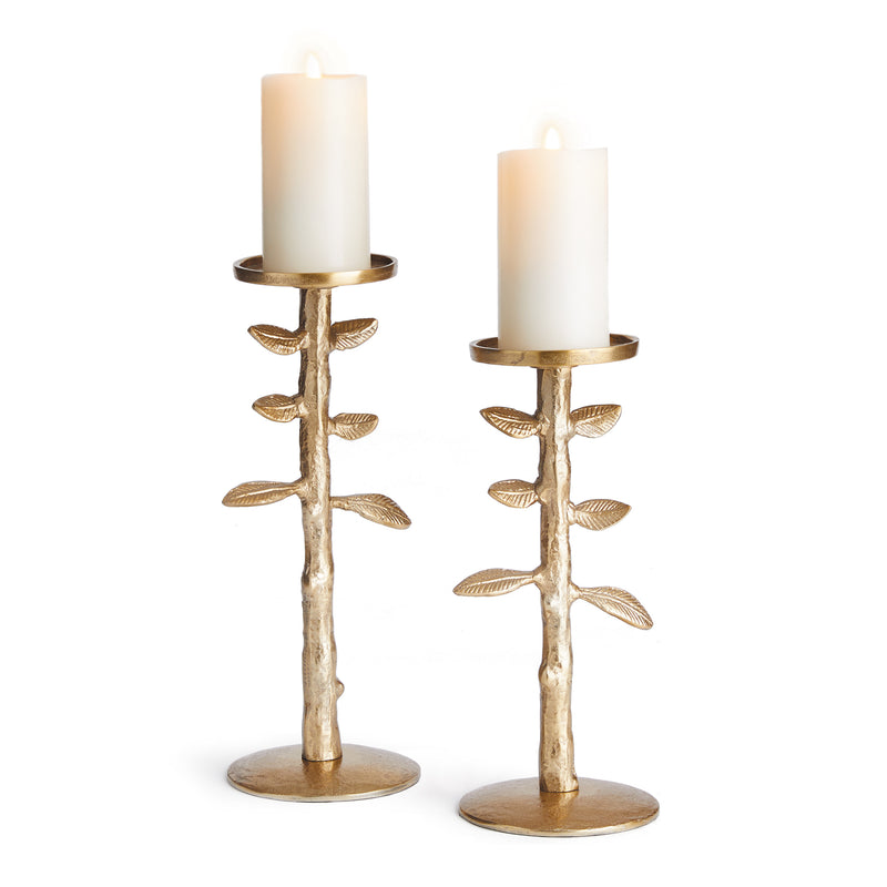 NAPA Home & Garden, BRIER CANDLE STANDS, SET OF 2,NDK202