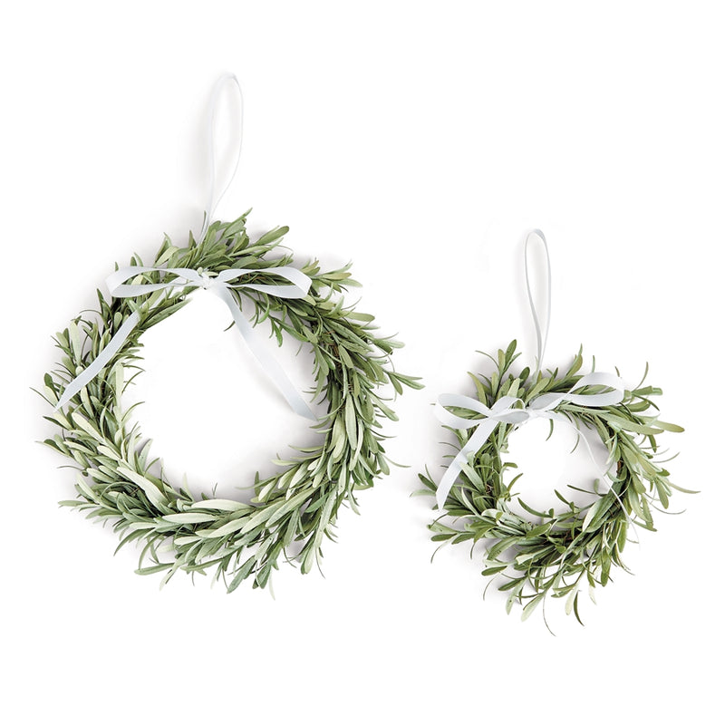 Napa Home Garden, LAVENDER LEAF WREATHS ,SET OF 2,ngp525