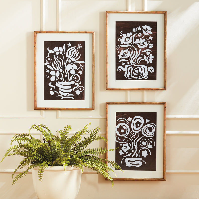 NAPA Home & Garden, DARE TO DANCE PRINTS, SET OF 3,NNH536