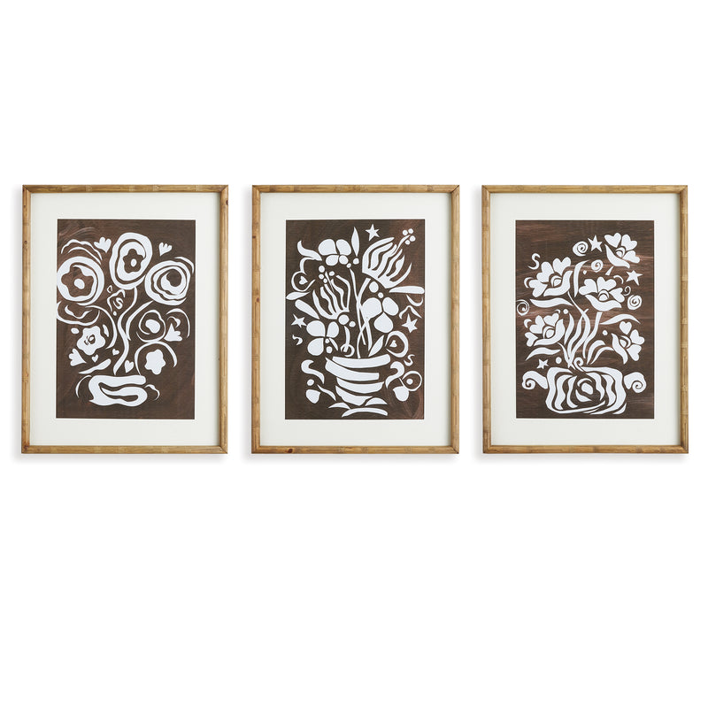 NAPA Home & Garden, DARE TO DANCE PRINTS, SET OF 3,NNH536