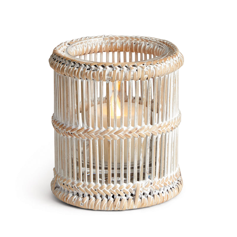 NAPA Home & Garden, BURMA RATTAN VOTIVE HOLDER,NTN245WH