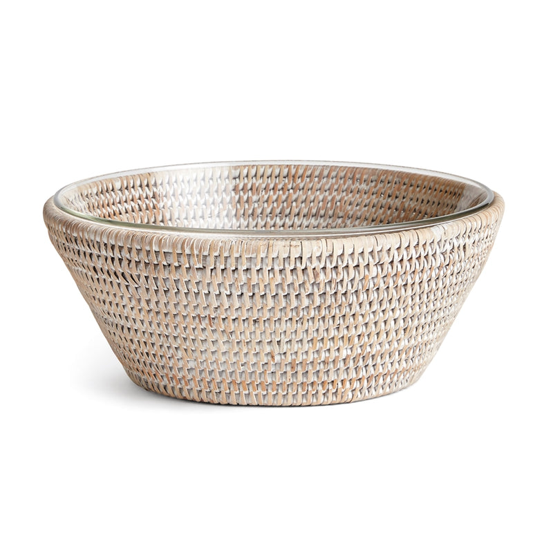 Napa Home Garden, BURMA RATTAN SERVING BOWL 10.75",ntn248wh