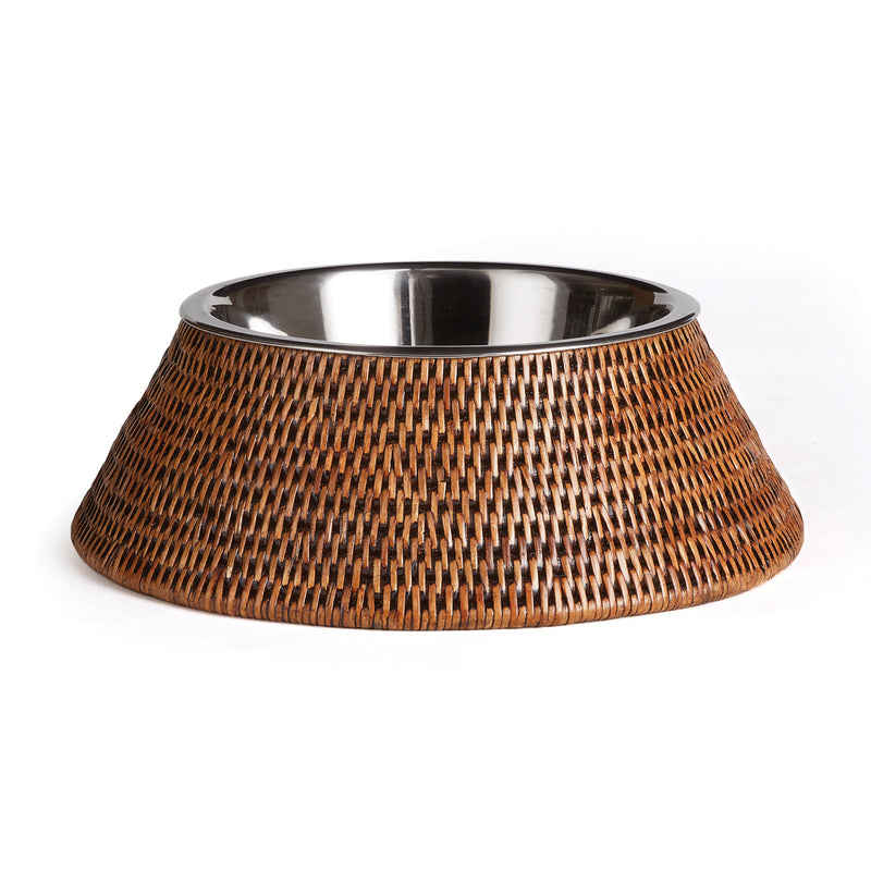 NAPA Home & Garden, BURMA RATTAN PET BOWL,NTN249BR