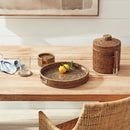 NAPA Home & Garden, BURMA RATTAN ROUND SERVING TRAY