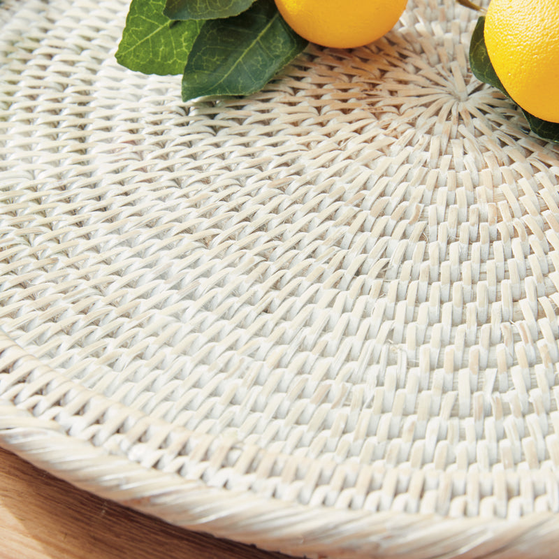 NAPA Home & Garden, BURMA RATTAN SERVING PLATTER,NTN252WH