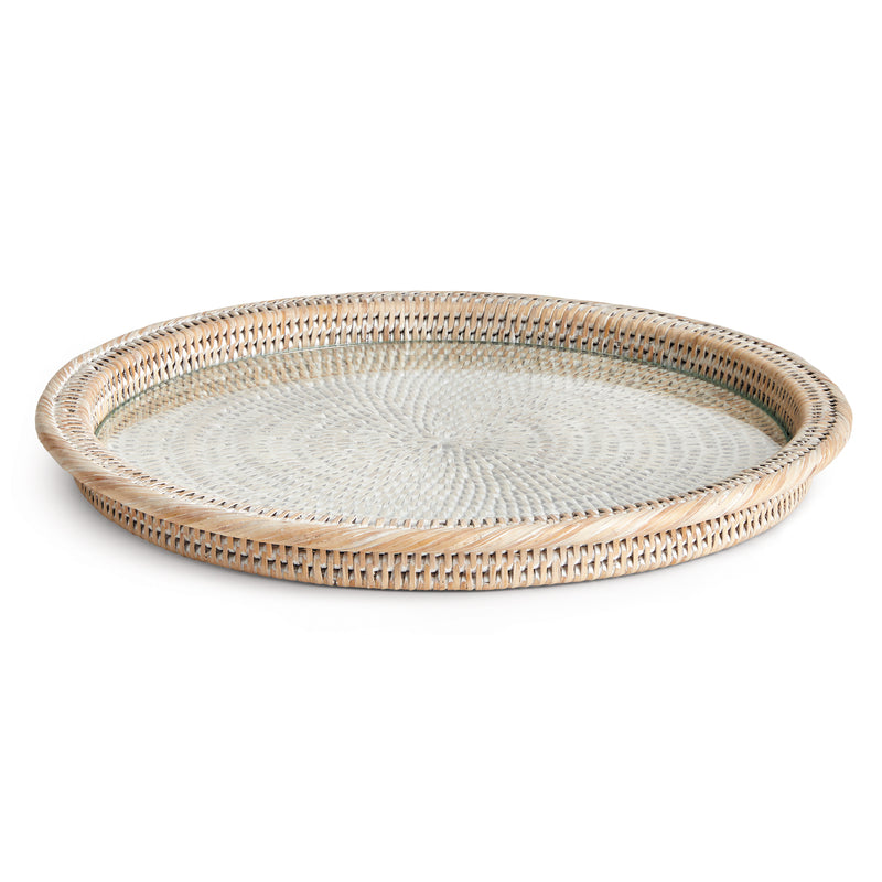 NAPA Home & Garden, BURMA RATTAN SERVING PLATTER,NTN252WH