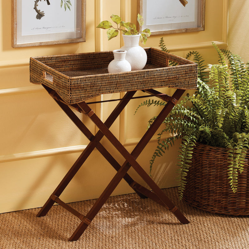 NAPA Home & Garden, BURMA RATTAN BUTLER TRAY TABLE,NTN253BR