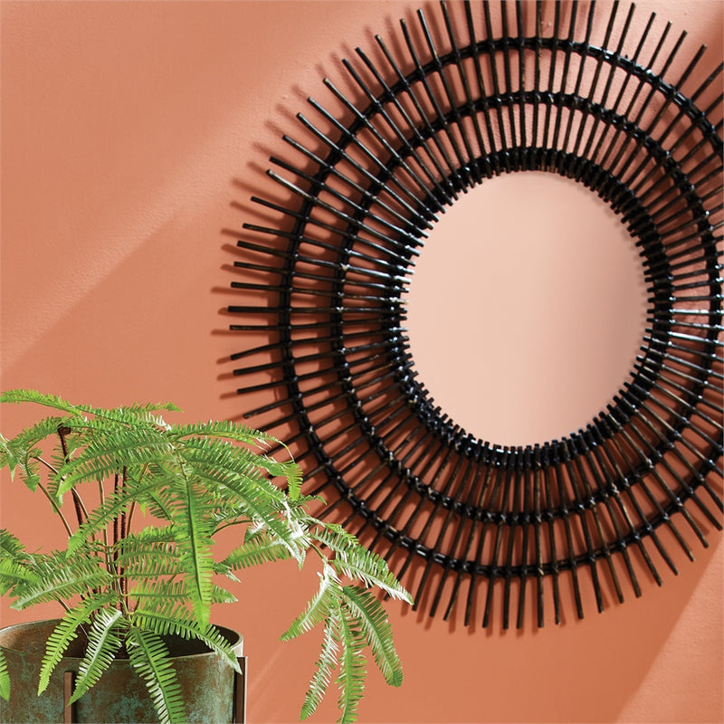 Napa Home Garden, RATTAN SUNBURST MIRROR,nv403