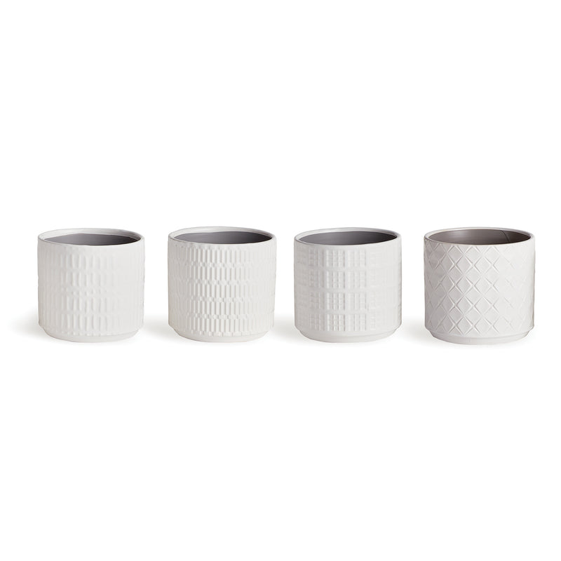 NAPA Home & Garden, LORETTO POTS, SET OF 4,NYG404WH