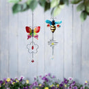 Cottage Garden Outdoor Metal Hanging Decor, 2asst, 18"H