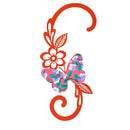 Cottage Garden Metal Butterfly Planter Hook, 12", 3 Asst