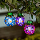 Cottage Garden Outdoor Lamp & Lighting Solar Plastic Flower Hanging Lantern, 3 Assorted