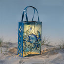 Seaside Retreat Outdoor Lamps&Lighting, Crab Glass Solar Handbag Lantern