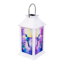 Cottage Garden Outdoor Lamps & Lighting, Solar Plastic Twinkling Lights Hummingbird, 12.6"H