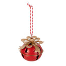 Heartfelt Cheer Ornament Metal Bell, 2", Asst of 3