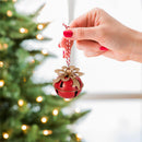 Heartfelt Cheer Ornament Metal Bell, 2", Asst of 3