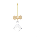 Pearl & Pine Ornament Acrylic Finial with Bow, 4"H, Asst of 2