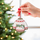 Heartfelt Cheer Ornament Resin Christmas Sweater, 3.5", Asst of 2