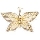 Cottage Garden Tree Clip, Metallic Butterfly, 8"L, Asst of 2, Backer Card