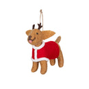 Heartfelt Cheer Pet Ornament Fabric Dog, 4.5"H, Asst of 6