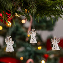 Nativity Ornament Glass Angel, 5.5", Set of 6