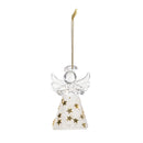 Nativity Ornament Glass Angel, 5.5", Set of 6