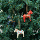 Dala Horse Handmade Orn A/3