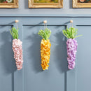 Hop Into Spring Hanging Decor Paper Carrot, 13"H, Asst of 3